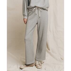 The Great. Wide Leg Gray Lap Sweatpant Size 1/S